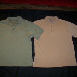 2 PAIR - Zorrel Athlete Series Polo Shirt - Mens Size L